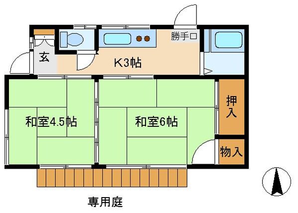 宮奈所有貸家の物件間取画像